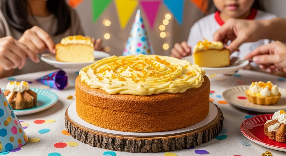 Bánh bông lan trứng muối 1kg thơm ngon đặc biệt cho tiệc gia đình
