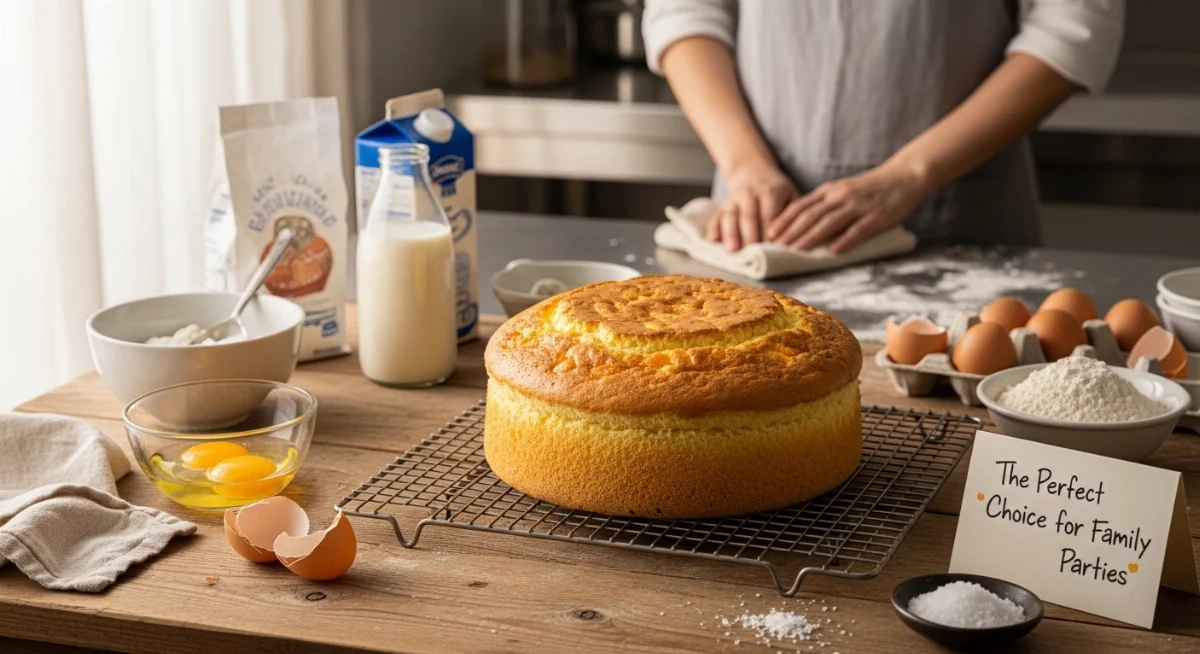 Bánh bông lan trứng muối 1kg size lớn, lựa chọn hoàn hảo cho mọi bữa tiệc