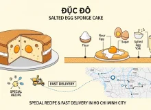 Bánh Bông Lan Trứng Muối Đức Đô: Công Thức Đặc Biệt & Đặt Giao Nhanh TPHCM