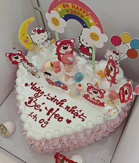 Bánh kem bé gái mẫu 14
