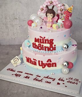 Bánh kem bé gái mẫu 20