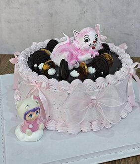 Bánh kem bé gái mẫu 24