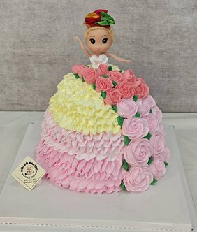 Bánh kem bé gái mẫu 30