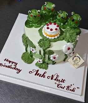 Bánh kem bé gái mẫu 35