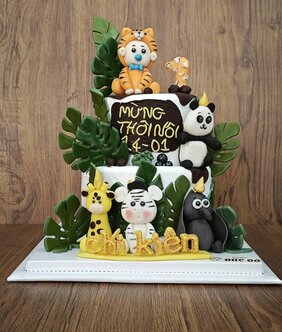Bánh kem bé trai mẫu 01
