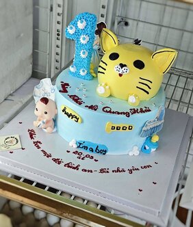 Bánh kem bé trai mẫu 21
