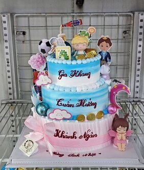 Bánh kem bé trai mẫu 22