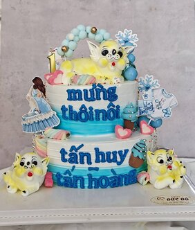 Bánh kem bé trai mẫu 30