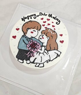 Bánh vẽ mẫu 21