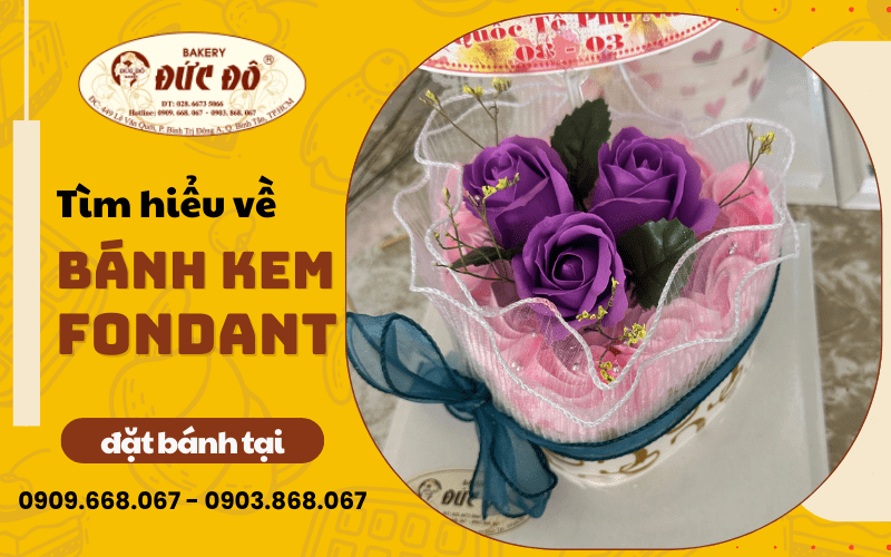 bánh kem đường fondant