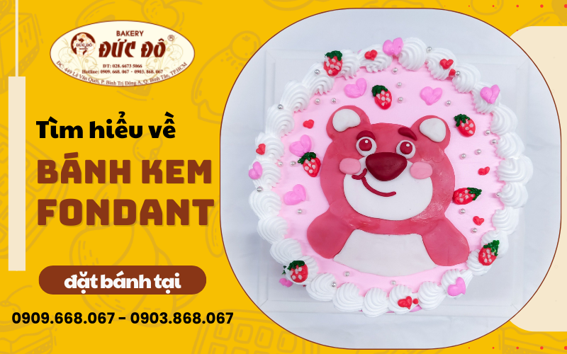 bánh kem đường fondant